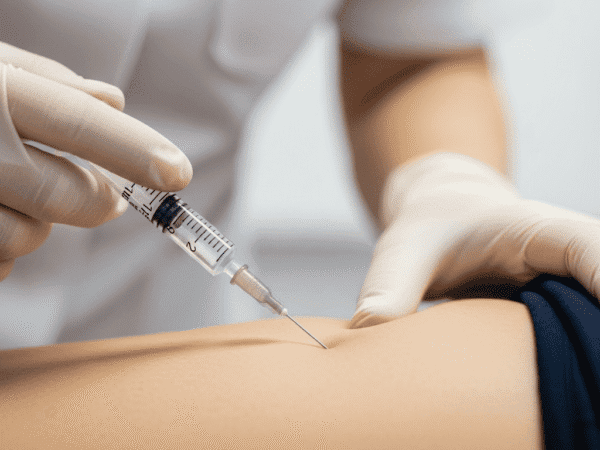 Inyección en el Muslo